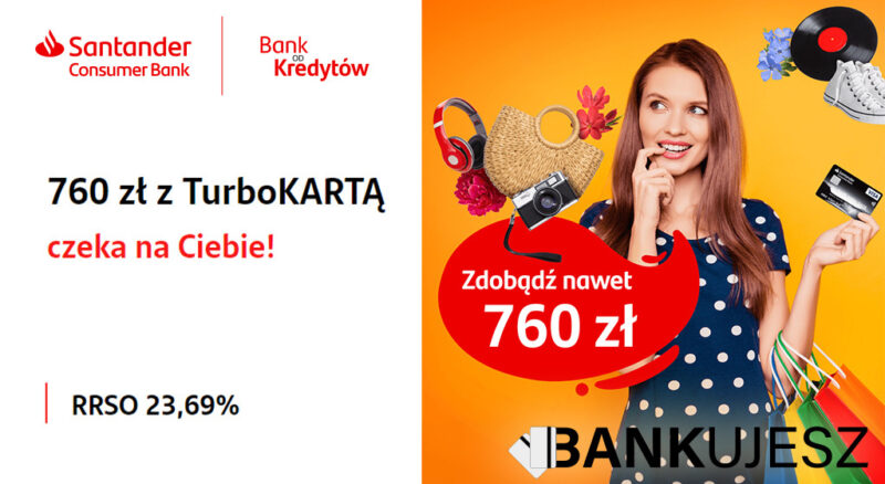 Turbokarta i 400 PLN do Allegro od Santander Bank! Sprawdź koniecznie najnowszą promocje karty kredytowej, złóż wniosek, odbierz kartę i zgarniaj nagrody!