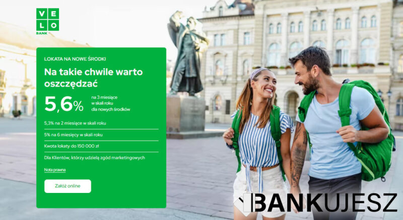 Lokata 3 miesięczna Velo Bank