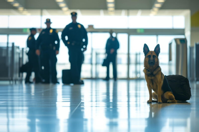 🌿 Ponad 19 kg marihuany w walizce – podróżny zatrzymany na warszawskim lotnisku