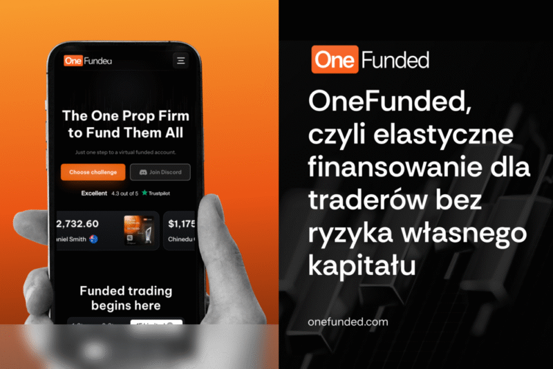 OneFunded, czyli elastyczne finansowanie dla traderów bez ryzyka własnego kapitału